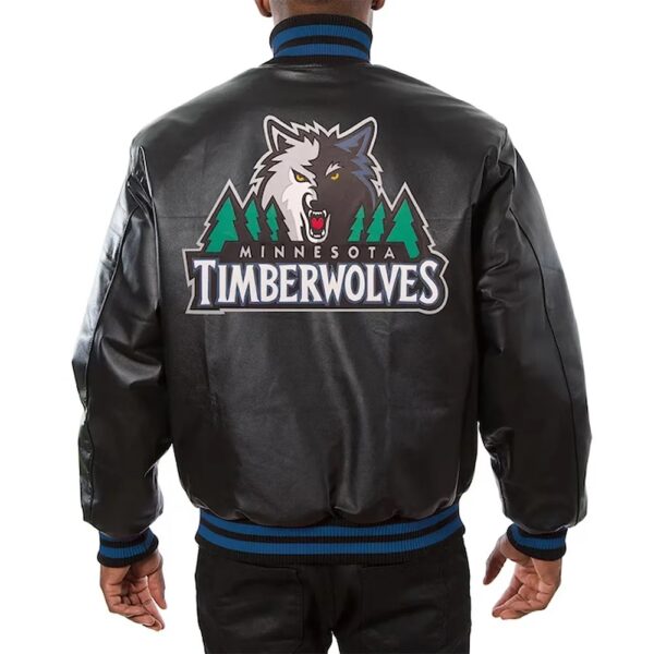 Minnesota Timberwolves Domestic Team Leather Jacket