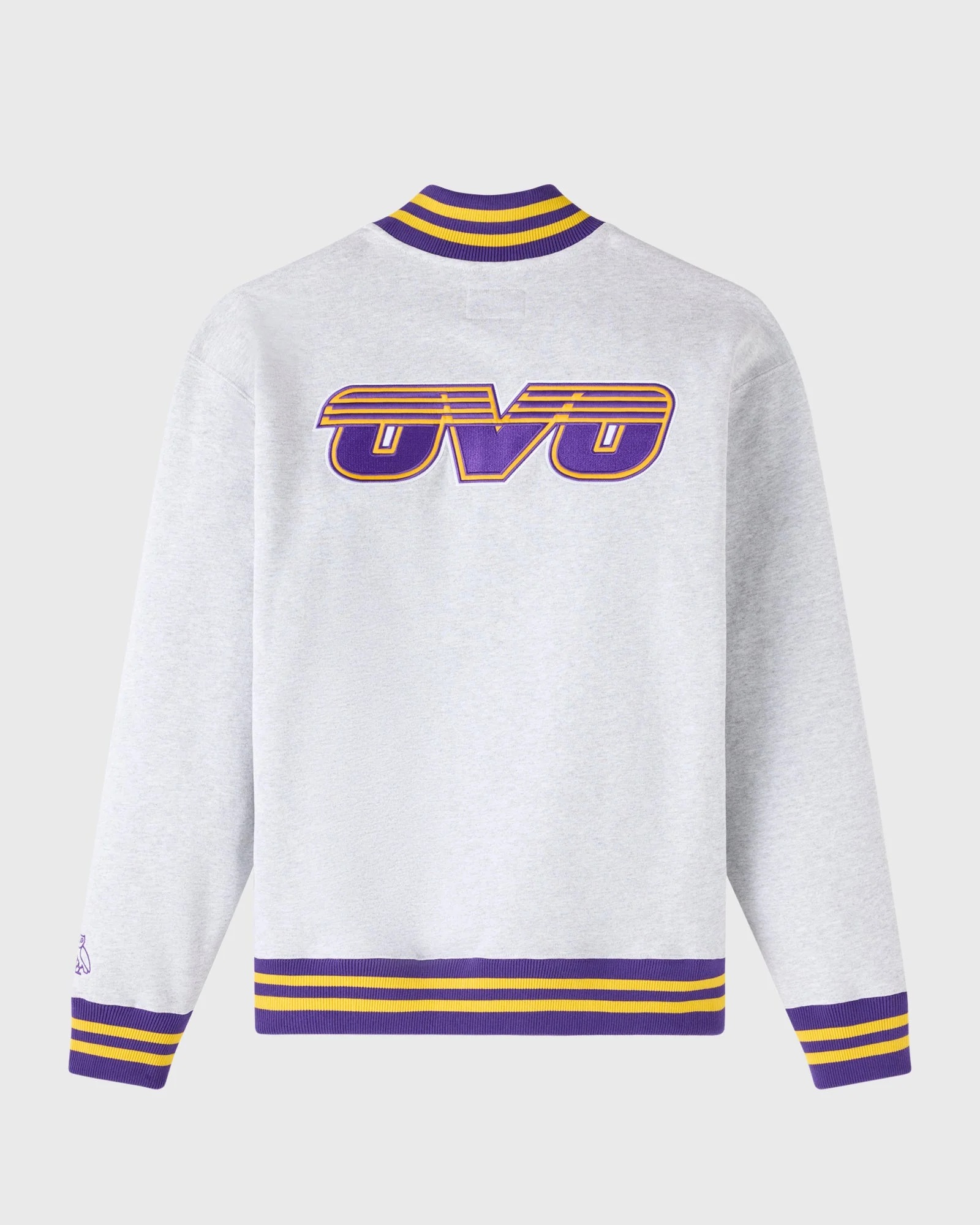 OVO X NBA Los Angeles Lakers Quarter-zip Mockneck Sweatshirt