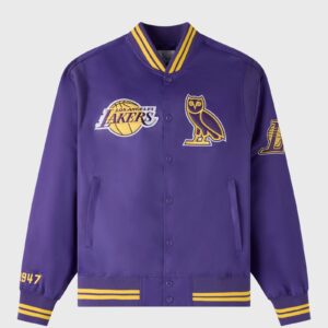 OVO X NBA Los Angeles Lakers Varsity Jacket