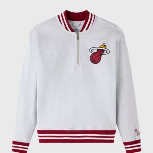 OVO X NBA Miami Heat Quarter-zip Mockneck Sweatshirt