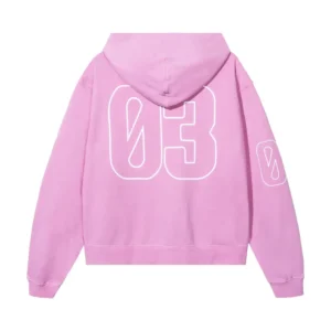 Revenge REI Zip Up Pink Hoodie