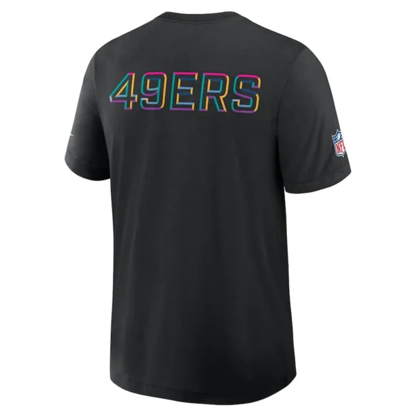 San Francisco 49ers Nike Black 2025 NFL Crucial Catch Tri-Blend Dri-FIT T-Shirt