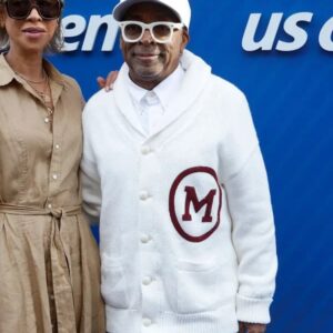 Spike Lee 2025 US Open Tennis Championships White Cardigan