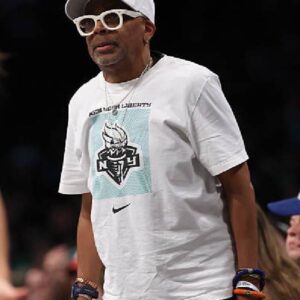Spike Lee WNBA playoffs White Shirt