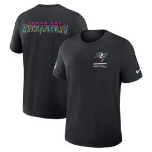 Tampa Bay Buccaneers Nike Black 2025 NFL Crucial Catch Tri-Blend Dri-FIT T-Shirt