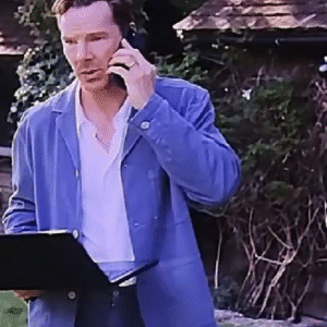 The Roses Benedict Cumberbatch Blue Blazer