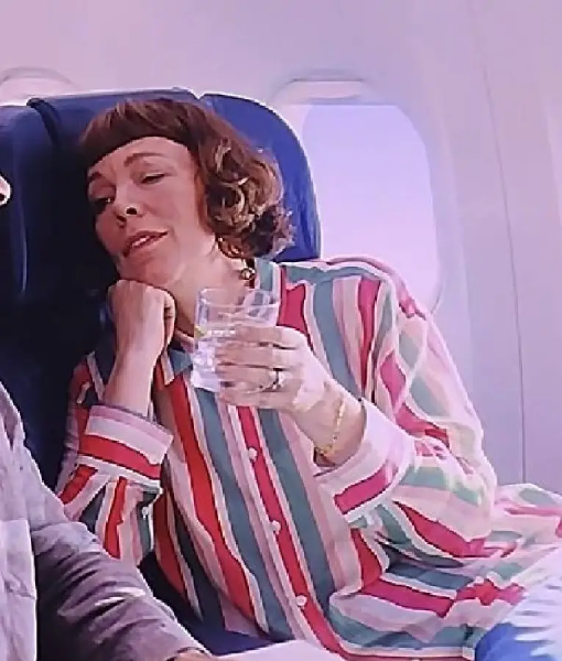 The Roses Olivia Colman Striped Shirt