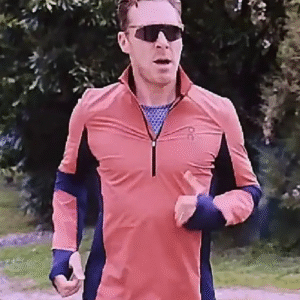 The Roses Benedict Cumberbatch Pink & Black Track Jacket