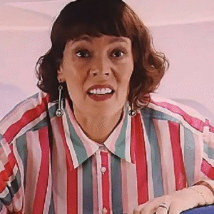 The Roses Olivia Colman Striped Shirt