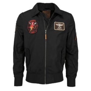 Top Gun Flight Black Jacket