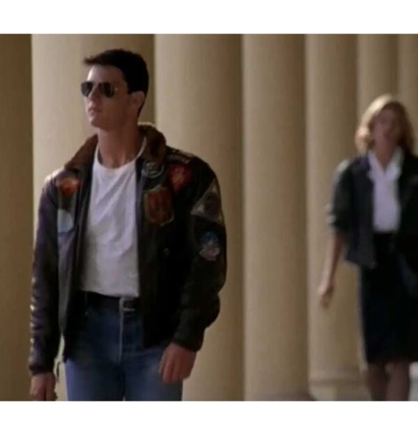 Top Gun G-1 Leather Bomber Shearling Flight Jacket