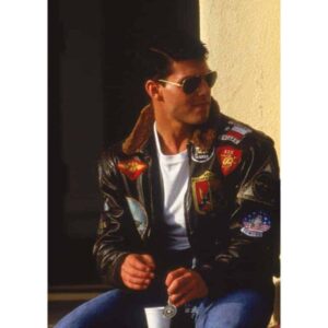 Men’s Top Gun Tom Cruise Leather Jacket