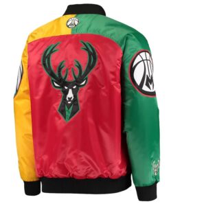Milwaukee Bucks Ty Mopkins Satin Jacket