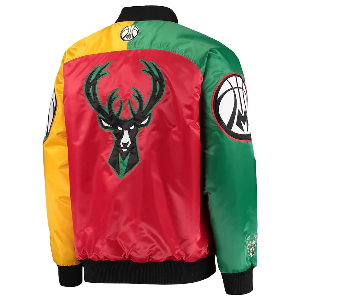 Milwaukee Bucks Ty Mopkins Satin Jacket