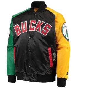 Milwaukee Bucks Ty Mopkins Satin Jacket
