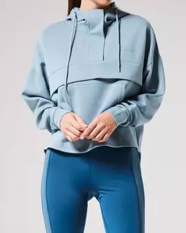 Adulthood Kaya Scodelario Blue Hooded Sweatshirt