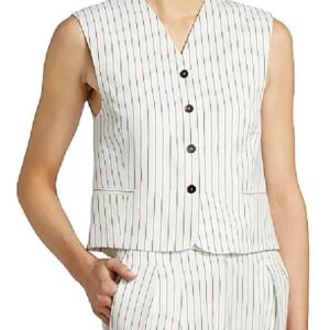 Only Murders In The Building Selena Gomez Pinstriped Vest
