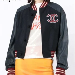 Chanel CC Patch Varsity Jacket