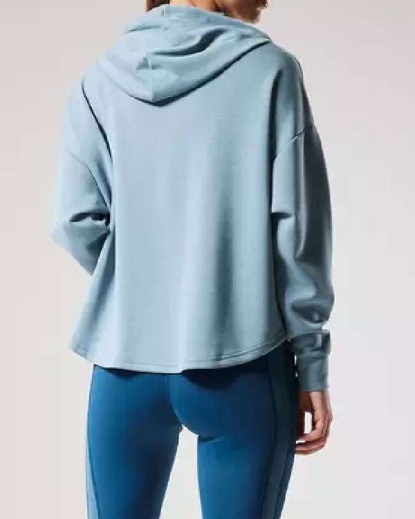 Adulthood Kaya Scodelario Blue Hooded Sweatshirt