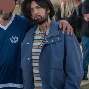 Men’s Happy Gilmore 2 Eminem Blue Cotton Jacket
