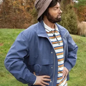 Men’s Happy Gilmore 2 Eminem Blue Cotton Jacket