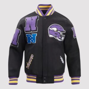 Minnesota Vikings Pro Standard Mashup Varsity Jacket