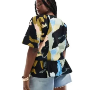 Women’s My Life Is Murder S05 Abstract Print Top