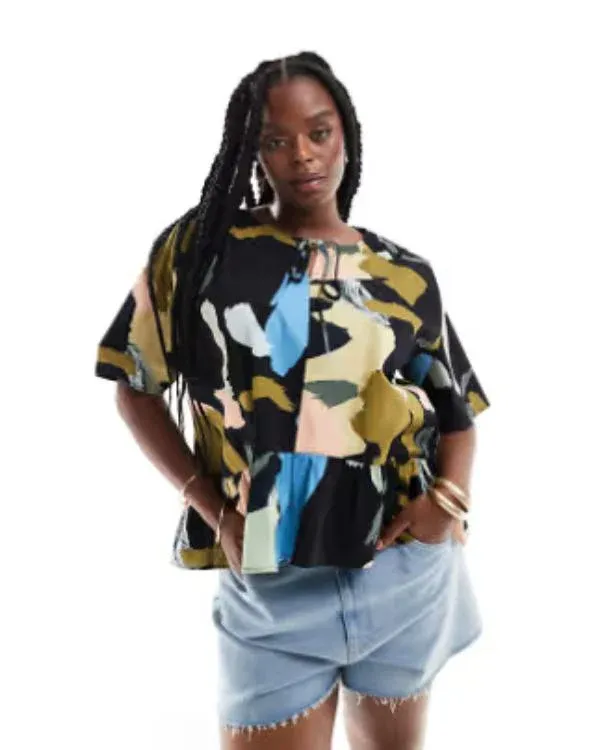Women’s My Life Is Murder S05 Abstract Print Top