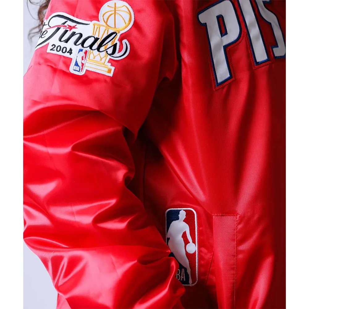 20th Anniversary Detroit Pistons Red Jacket