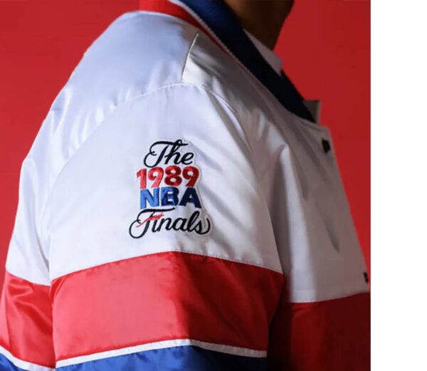 35th Anniversary Detroit Pistons White Jacket