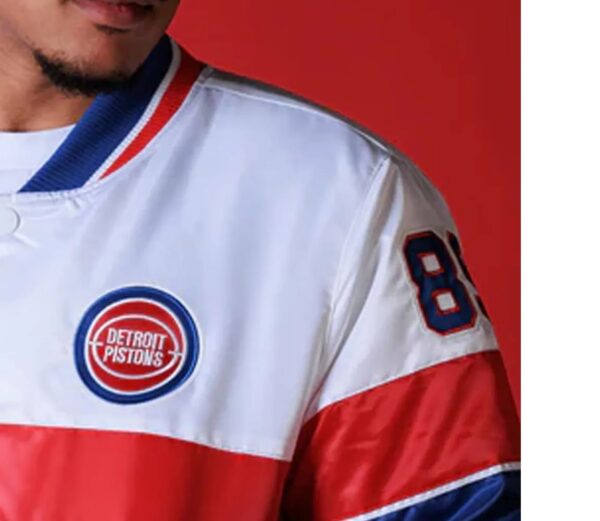 35th Anniversary Detroit Pistons White Jacket