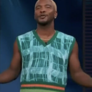 Access Hollywood 2025 Scott Evans Teal Green Graphics Vest