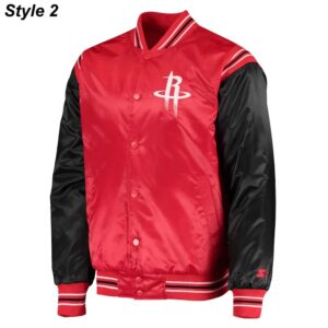 75th Anniversary Houston Rockets Leader Satin Jacket.