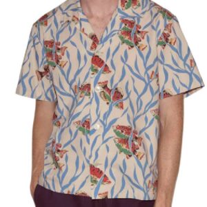 Platonic Seth Rogen Fish Printed Shirt