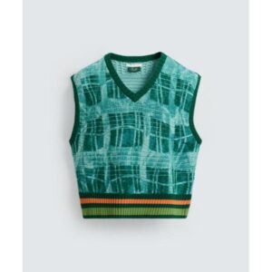 Access Hollywood 2025 Scott Evans Teal Green Graphics Vest
