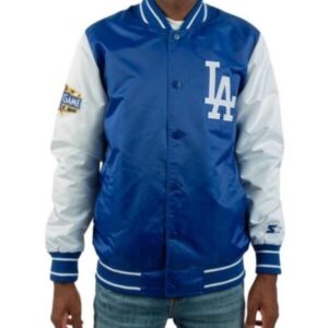 All-star Los Angeles Dodgers Satin Varsity Jacket