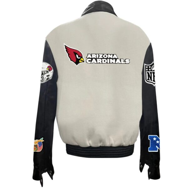 Arizona Cardinals Jeff Hamilton Wool and Leather Jacket