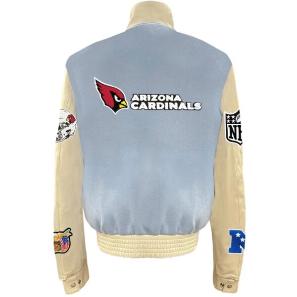 Arizona Cardinals Jeff Hamilton Wool and Leather Jacket