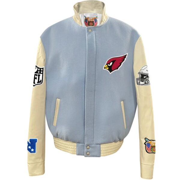 Arizona Cardinals Jeff Hamilton Wool and Leather Jacket