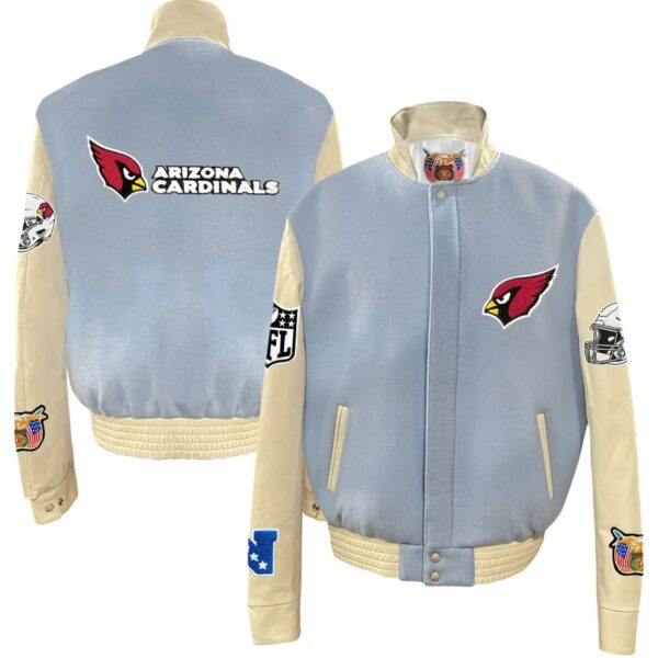 Arizona Cardinals Jeff Hamilton Wool and Leather Jacket