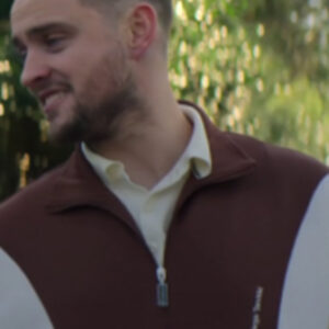 Brassic S07 Darren Cahill Brown Track Jacket