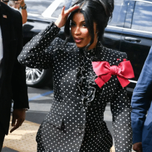 Cardi B Alhambra 2025 Polka Dots Blazer