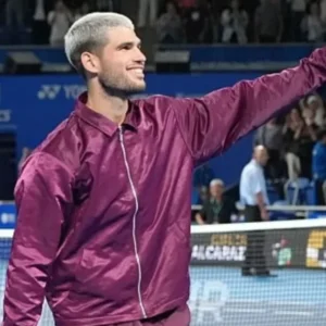 Carlos Alcaraz Kinoshita Group Japan Open Purple Jacket