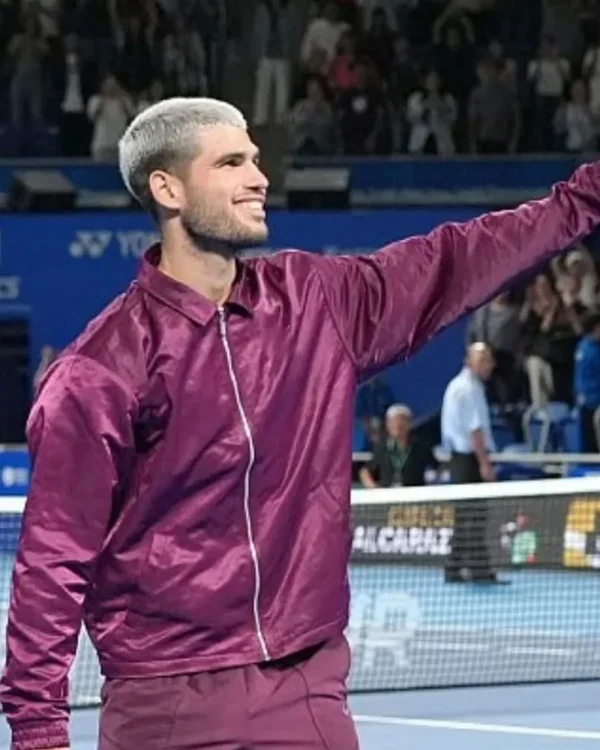 Carlos Alcaraz Kinoshita Group Japan Open Purple Jacket