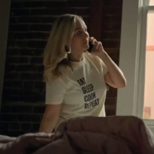 Catch of the Day Emilie Ullerup Eat Sleep Cook Repeat White Shirt