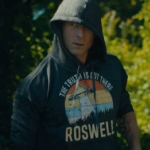 Chad Powers Glen Powell Grey Hoodie