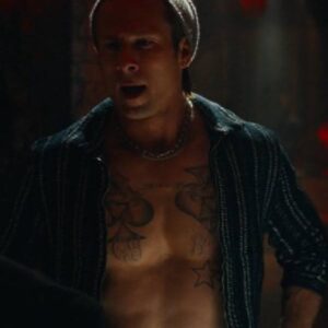 Chad Powers Glen Powell Striped Shirt