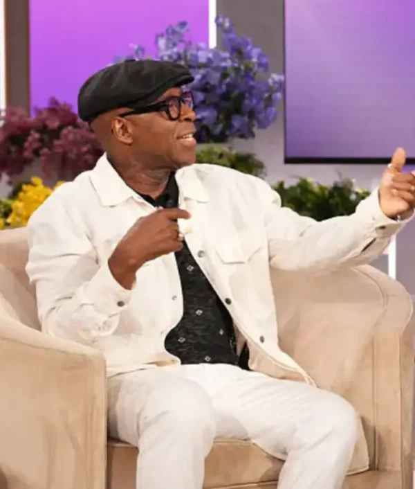 Courtney B. Vance jacket from The Jennifer Hudson Show Season 4 with tailored design and classic fit.