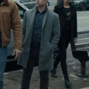 David O’Donnell Reacher S02 Grey Coat