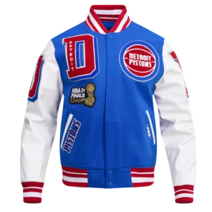 Detroit Pistons Mash Up Varsity Jacket